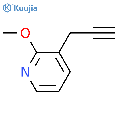 2-methoxy-3-(prop-2-yn-1-yl)pyridine structure