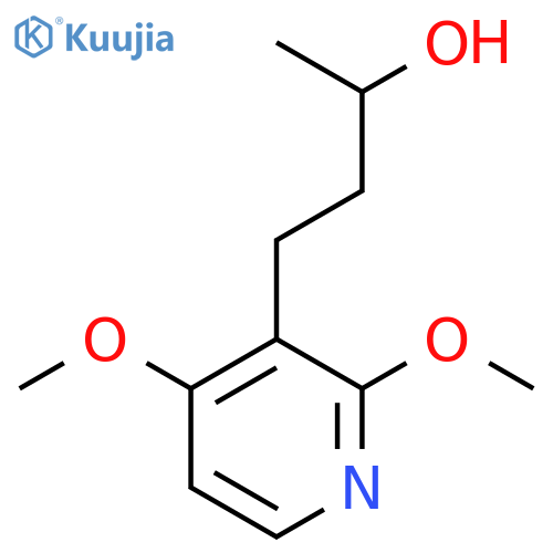 4-(2,4-dimethoxypyridin-3-yl)butan-2-ol structure