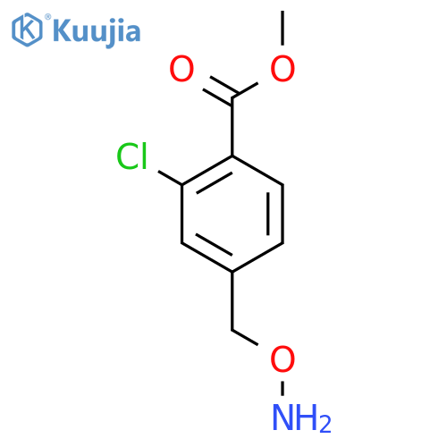 methyl 4-(aminooxy)methyl-2-chlorobenzoate structure