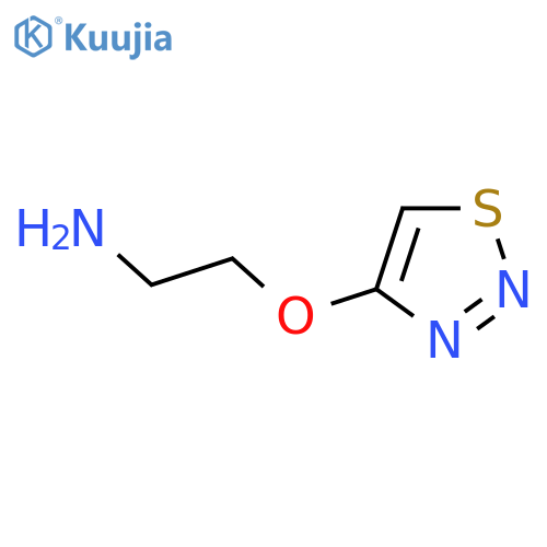 2-(1,2,3-thiadiazol-4-yloxy)ethan-1-amine structure