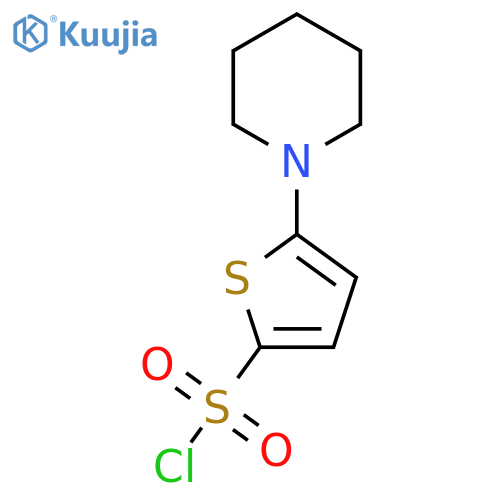 5-(piperidin-1-yl)thiophene-2-sulfonyl chloride structure