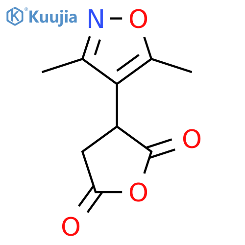 3-(dimethyl-1,2-oxazol-4-yl)oxolane-2,5-dione structure