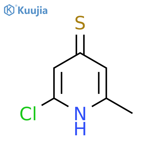 2-chloro-6-methylpyridine-4-thiol structure