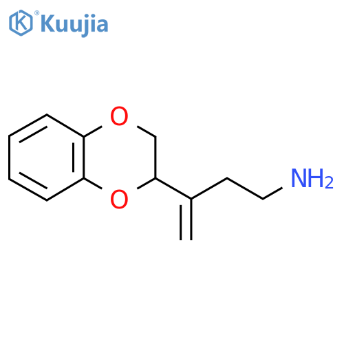 3-(2,3-dihydro-1,4-benzodioxin-2-yl)but-3-en-1-amine structure