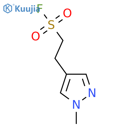2-(1-methyl-1H-pyrazol-4-yl)ethane-1-sulfonyl fluoride structure