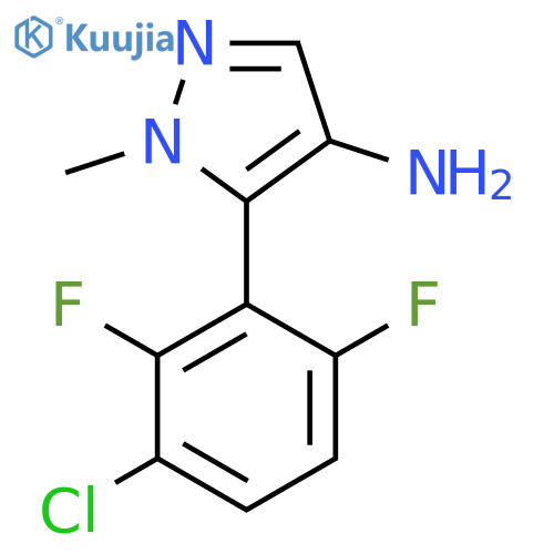 5-(3-chloro-2,6-difluorophenyl)-1-methyl-1H-pyrazol-4-amine structure