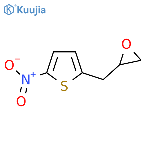 2-(5-nitrothiophen-2-yl)methyloxirane structure