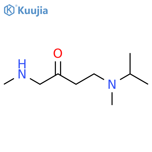 methyl({4-methyl(propan-2-yl)amino-2-oxobutyl})amine structure