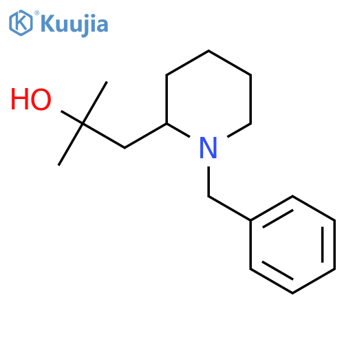 1-(1-benzylpiperidin-2-yl)-2-methylpropan-2-ol structure