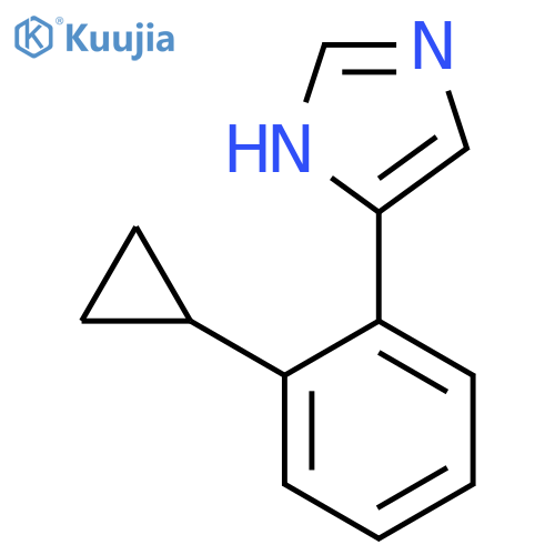 4-(2-cyclopropylphenyl)-1H-imidazole structure