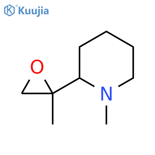 1-methyl-2-(2-methyloxiran-2-yl)piperidine structure