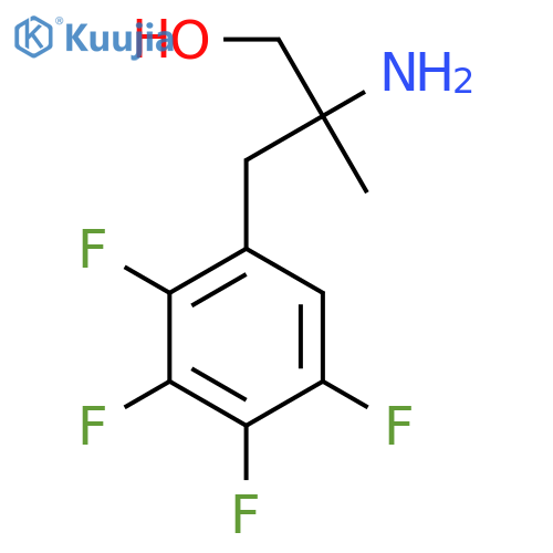 2-Amino-2-methyl-3-(2,3,4,5-tetrafluorophenyl)propan-1-ol structure