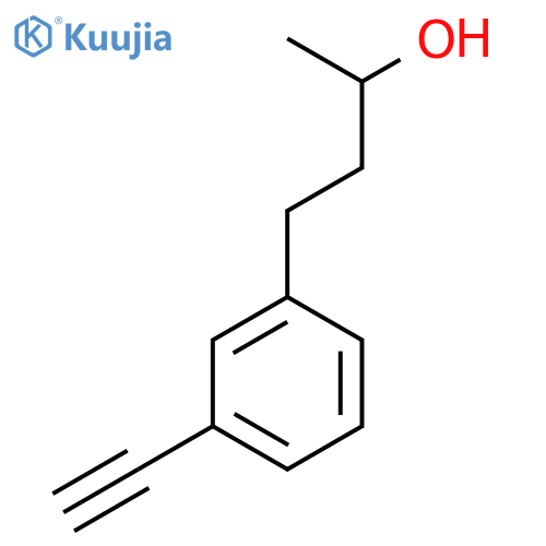 4-(3-ethynylphenyl)butan-2-ol structure