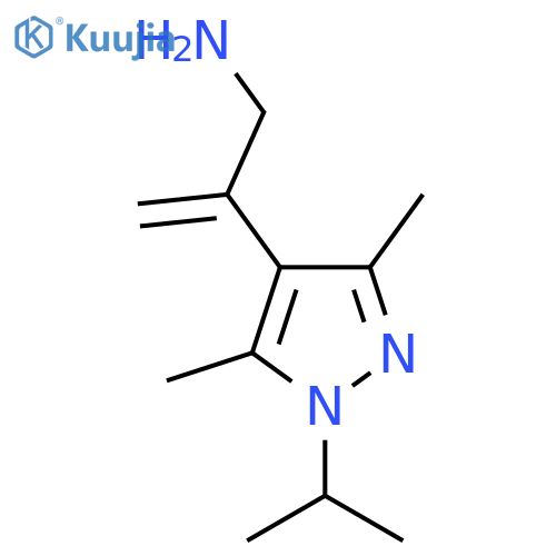 2-3,5-dimethyl-1-(propan-2-yl)-1H-pyrazol-4-ylprop-2-en-1-amine structure