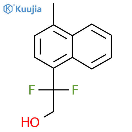 2,2-difluoro-2-(4-methylnaphthalen-1-yl)ethan-1-ol structure