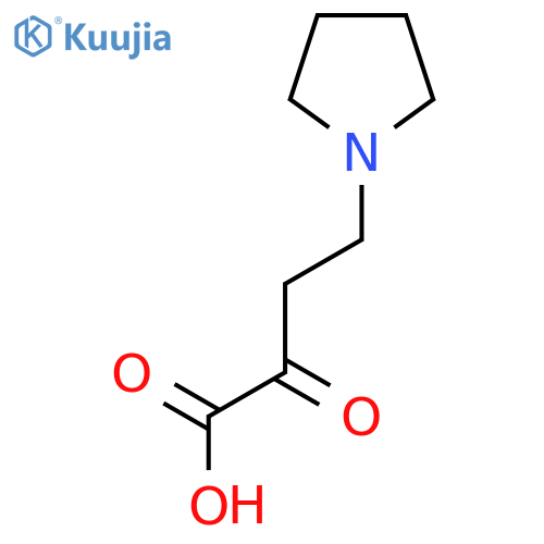 2-oxo-4-(pyrrolidin-1-yl)butanoic acid structure
