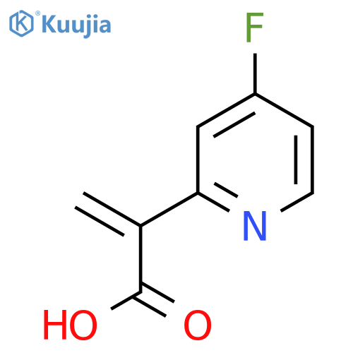 2-(4-fluoropyridin-2-yl)prop-2-enoic acid structure