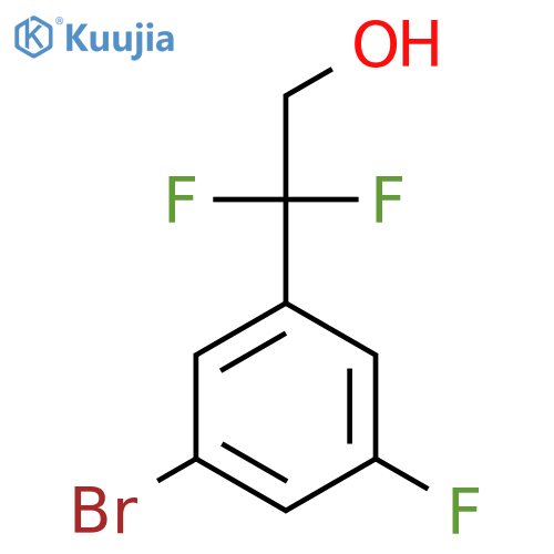 2-(3-bromo-5-fluorophenyl)-2,2-difluoroethan-1-ol structure