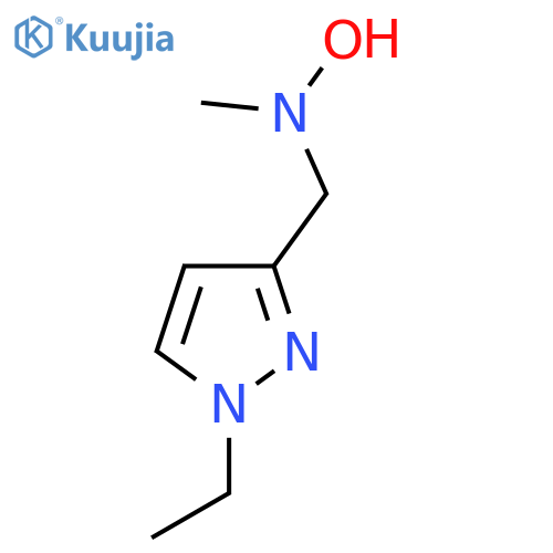 N-(1-ethyl-1H-pyrazol-3-yl)methyl-N-methylhydroxylamine structure