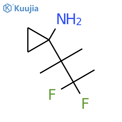 1-(3,3-difluoro-2-methylbutan-2-yl)cyclopropan-1-amine structure