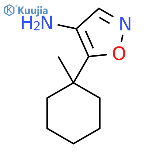 5-(1-methylcyclohexyl)-1,2-oxazol-4-amine structure