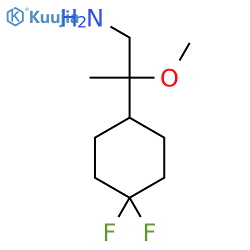2-(4,4-difluorocyclohexyl)-2-methoxypropan-1-amine structure