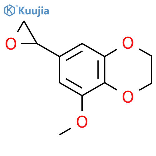 5-methoxy-7-(oxiran-2-yl)-2,3-dihydro-1,4-benzodioxine structure
