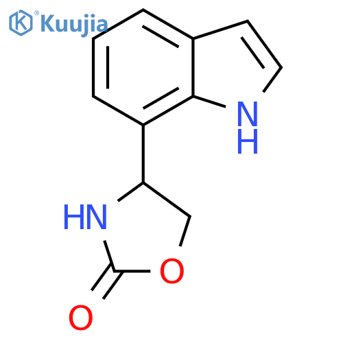 4-(1H-indol-7-yl)-1,3-oxazolidin-2-one structure