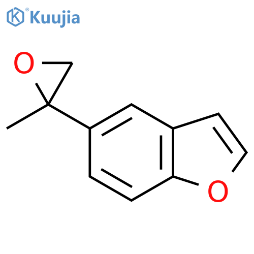 5-(2-methyloxiran-2-yl)-1-benzofuran structure
