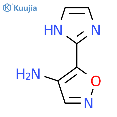 5-(1H-imidazol-2-yl)-1,2-oxazol-4-amine structure