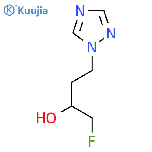 1-fluoro-4-(1H-1,2,4-triazol-1-yl)butan-2-ol structure