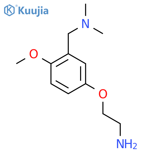2-{3-(dimethylamino)methyl-4-methoxyphenoxy}ethan-1-amine structure