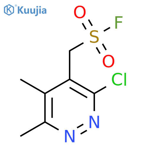 (3-Chloro-5,6-dimethylpyridazin-4-yl)methanesulfonyl fluoride structure