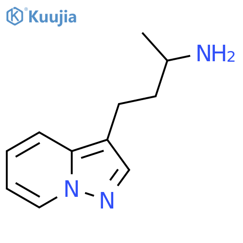 4-{pyrazolo1,5-apyridin-3-yl}butan-2-amine structure
