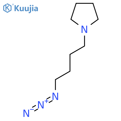 1-(4-azidobutyl)pyrrolidine structure