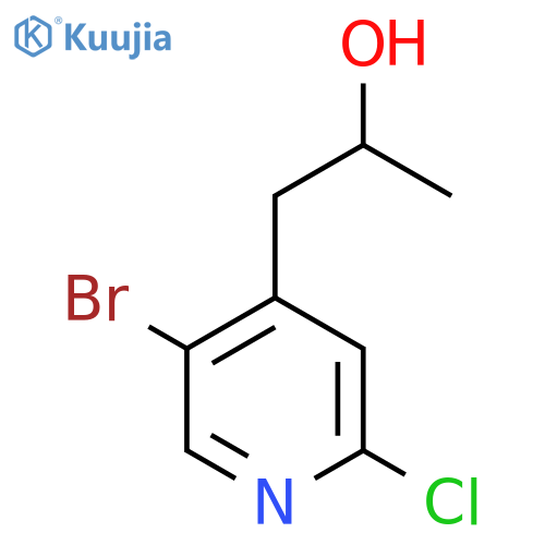 1-(5-bromo-2-chloropyridin-4-yl)propan-2-ol structure