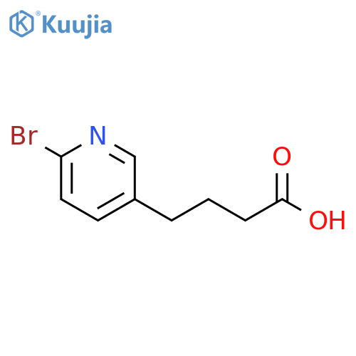 4-(6-bromopyridin-3-yl)butanoic acid structure