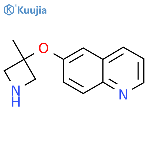 6-(3-methylazetidin-3-yl)oxyquinoline structure