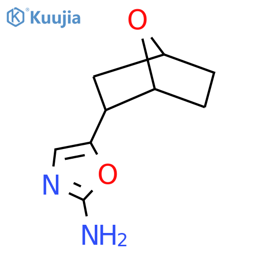 5-{7-oxabicyclo2.2.1heptan-2-yl}-1,3-oxazol-2-amine structure