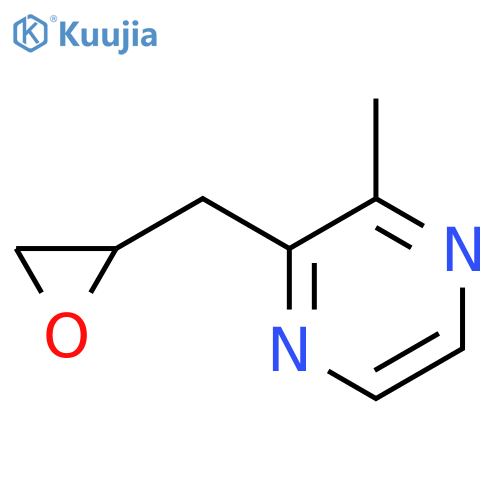 2-methyl-3-(oxiran-2-yl)methylpyrazine structure