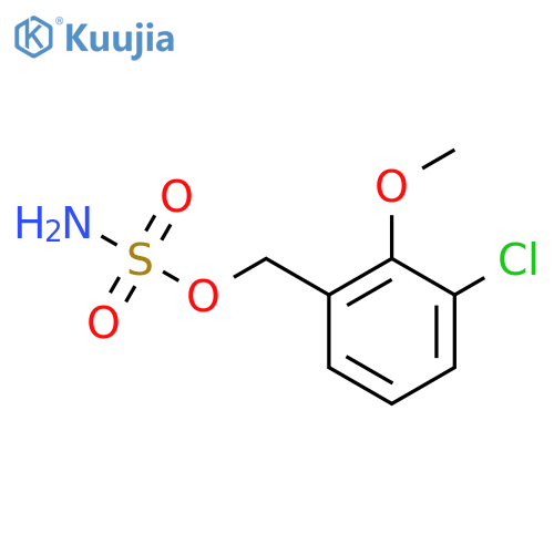 (3-chloro-2-methoxyphenyl)methyl sulfamate structure