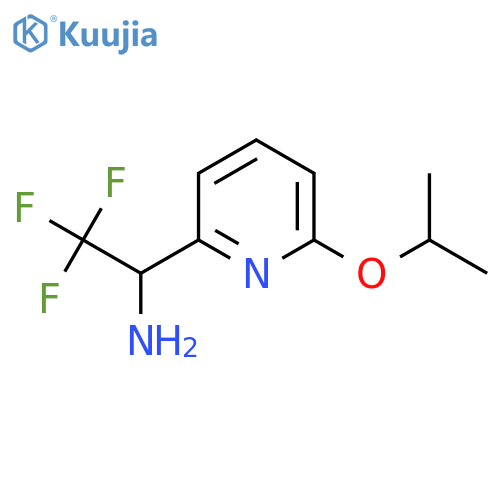 2,2,2-trifluoro-1-6-(propan-2-yloxy)pyridin-2-ylethan-1-amine structure