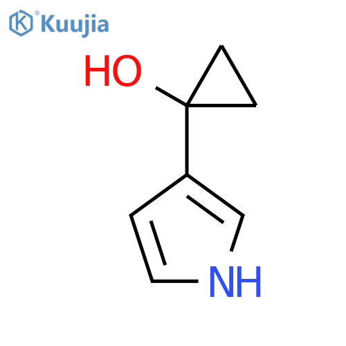 1-(1H-pyrrol-3-yl)cyclopropan-1-ol structure