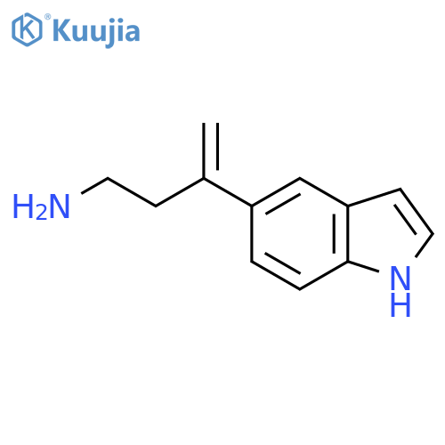 3-(1H-indol-5-yl)but-3-en-1-amine structure