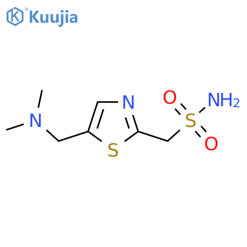 {5-(dimethylamino)methyl-1,3-thiazol-2-yl}methanesulfonamide structure