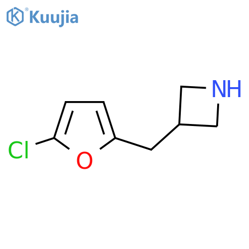 3-(5-chlorofuran-2-yl)methylazetidine structure