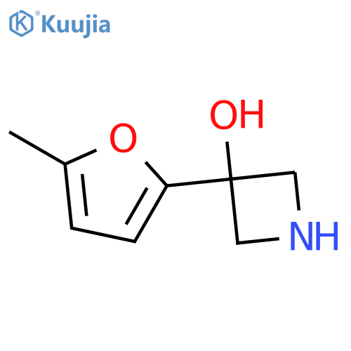 3-(5-methylfuran-2-yl)azetidin-3-ol structure