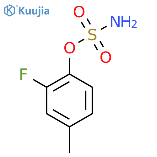 2-fluoro-4-methylphenyl sulfamate structure