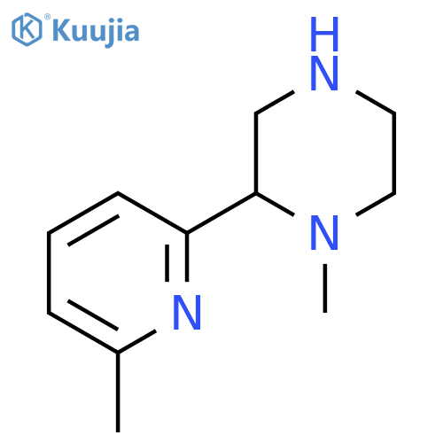 1-methyl-2-(6-methylpyridin-2-yl)piperazine structure