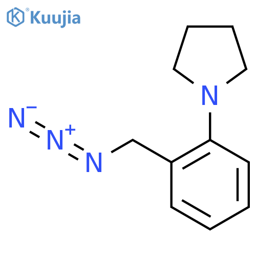 1-2-(azidomethyl)phenylpyrrolidine structure